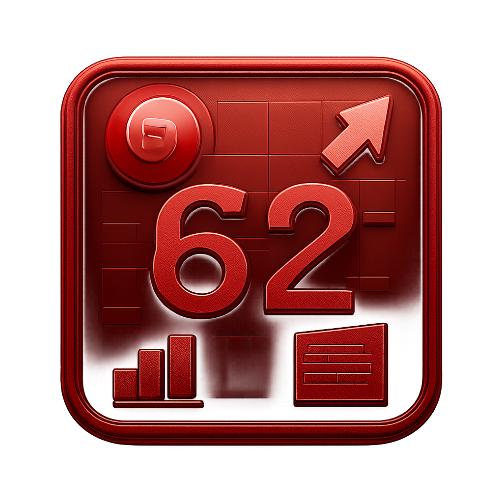 A badge symbolizing login support for 62 Lottery.