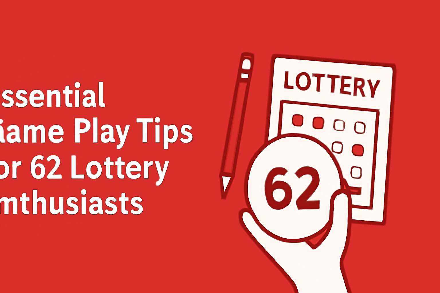 A visual representation of the 62 Lottery Website providing essential information and support.