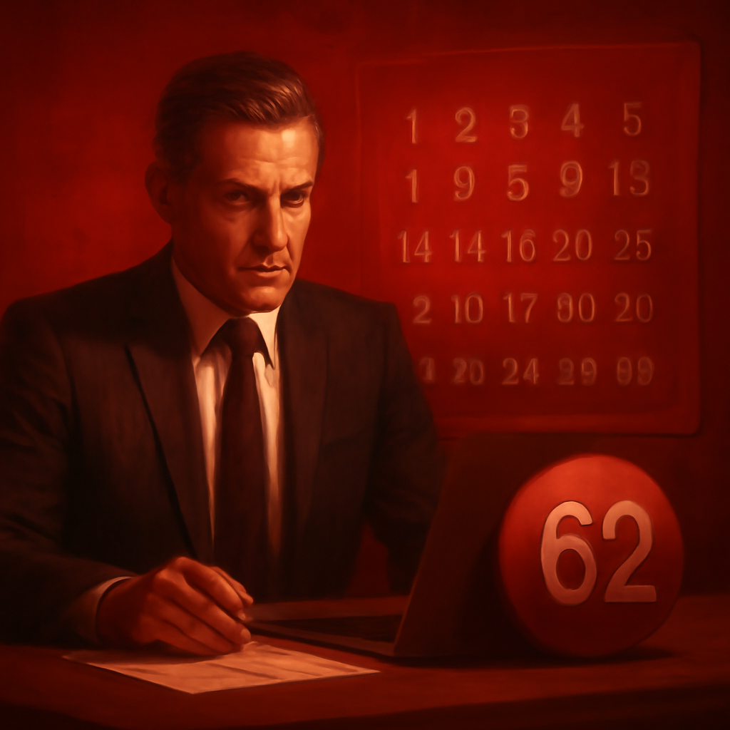 An educational diagram outlining troubleshooting methods for 62 Lottery login.