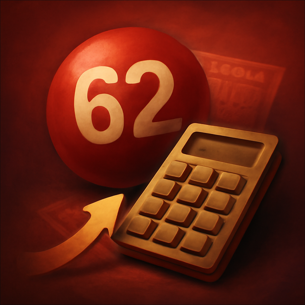 A professional badge illustrating troubleshooting support for 62 Lottery.