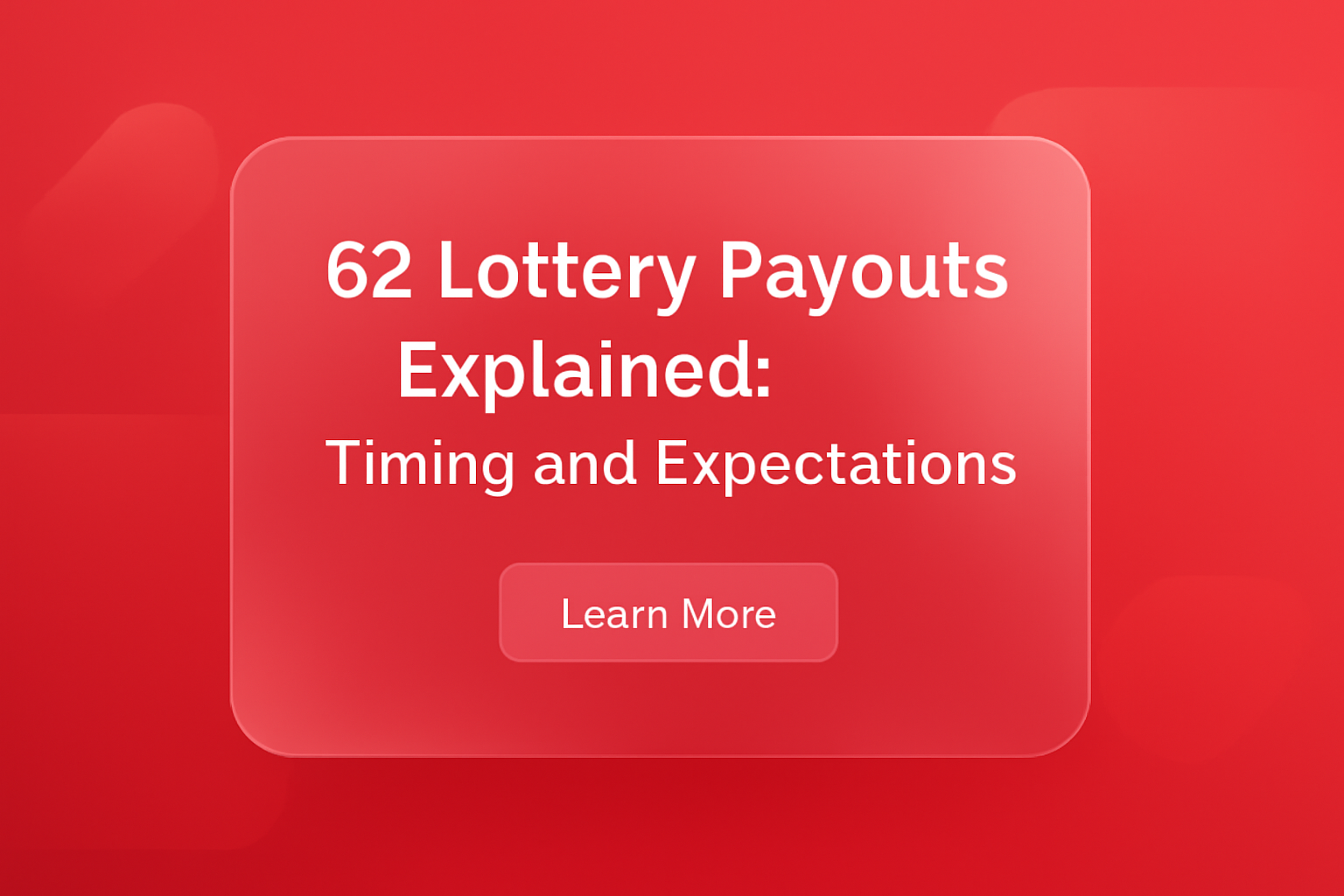 A professional representation of 62 Lottery customer support resources.