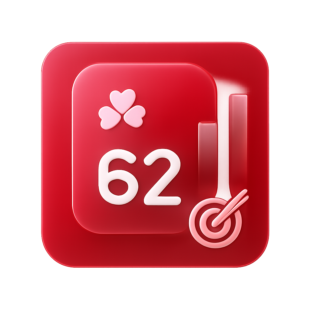 A professional badge illustrating troubleshooting support for 62 Lottery.