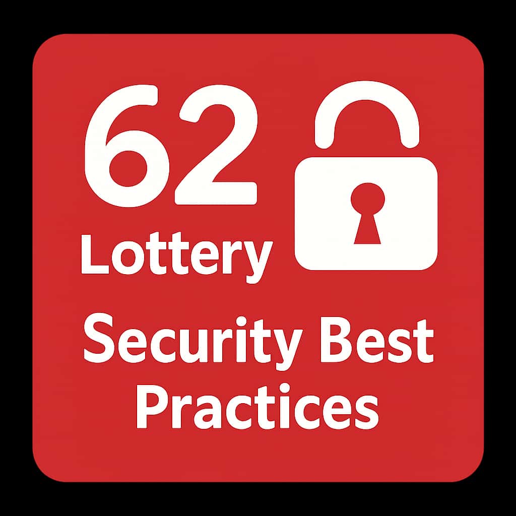 A professional badge for 62 Lottery Security Best Practices.